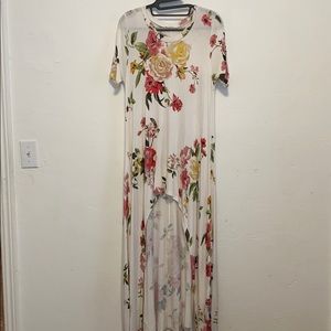 Super Cute Tee Shirt Dress long back short front